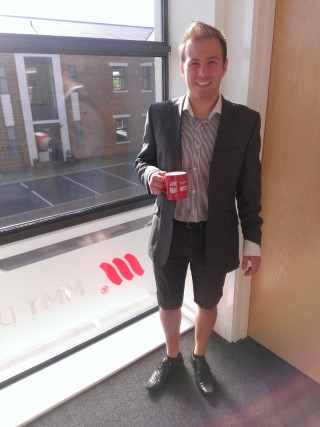 Me_in_suit_shorts_at_work_july_2013