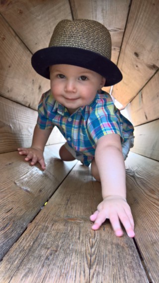 Ethan_in_a_tunnel_butlins_july_2017