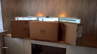 3 X New 2k Dell Monitors In Box