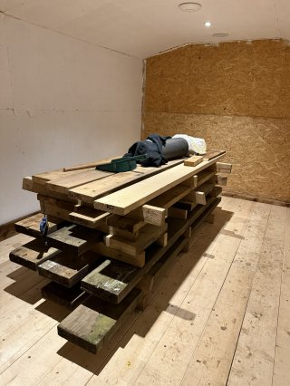 After Shed Wood Planing Oct 2025