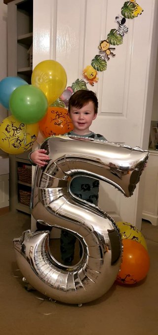 Balloon Ethans 5th Birthday Nov 2020