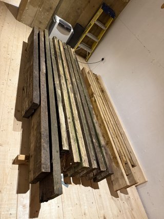 Before Shed Wood Planing Oct 2025