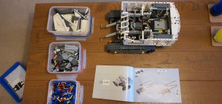 Bits Sorted Bag 3 Progress Lego Liebherr Digger Feb 2021