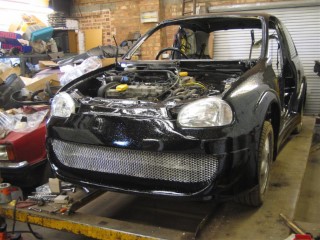 Car In Bodyshop