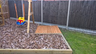 Cover Down Garden Sand Pit April 2017