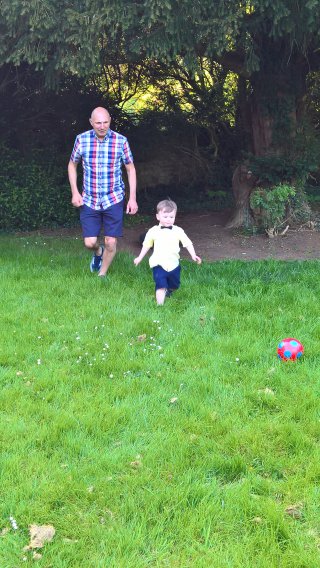 Dad And Ethan Running Dads 55th Birthday May 2018