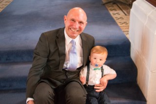 Dad And Ethan Thomas Christening May 2017