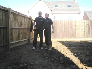 Dad_and_i_levelling_the_garden