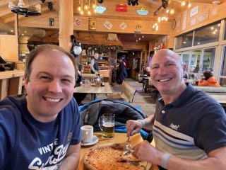 Dad And I Pizza Skiing Nassfeld Feb 2026