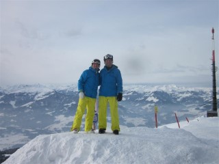 Dad and I Skiing Austria 2012