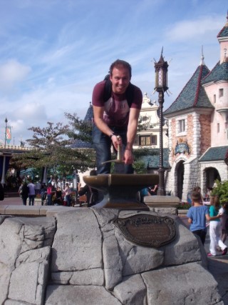 Disney Land Paris Oct 2013 Day 1 Me With Sword