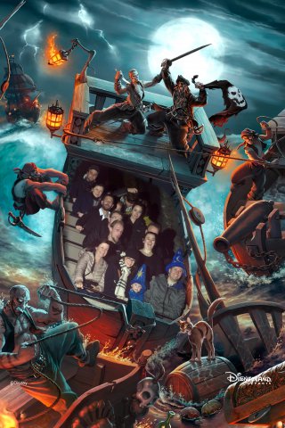 Disney Land Paris Tuesday Oct 2019 Family Pirates Of The Caribbean