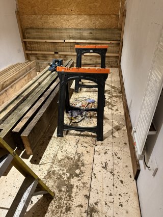 During Shed Wood Planing Oct 2025