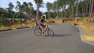 Ethan And I Bike Centre Parcs August 2018