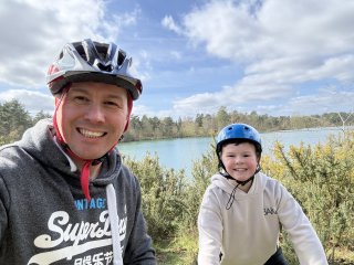 Ethan And I Bike Riding Thursday Center Parcs March 2026