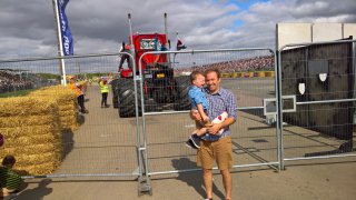 Ethan And I Fence Monster Trucks Santa Pod Aug 2018