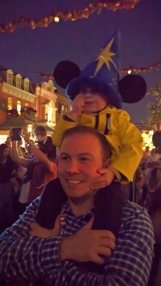 Ethan And I Illuminations Tuesday Disneyland Paris Oct 2018