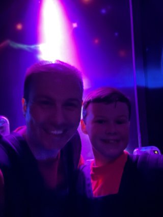 Ethan And I Inside Laser Quest April 2026