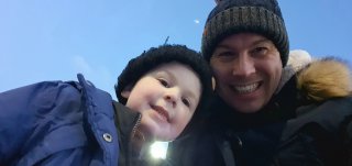 Ethan_and_i_light_lutterworth_tractor_parade_dec_2020