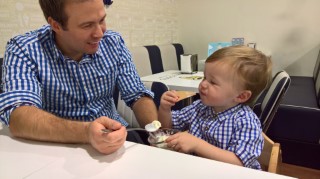 Ethan And I Matching Shirts Ice Cream Royal Leamington Spa September 2017