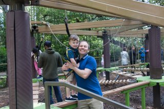 Ethan_and_i_mini_go_ape_center_parcs_nottingham_saturday_august_2019