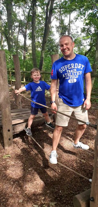 Ethan And I Playground Yorkshire Wildlife Park August 2021