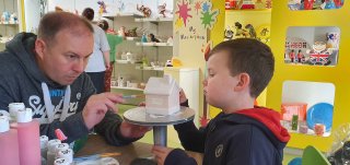 Ethan_and_i_pottery_painting_saturday_centre_parcs_july_2023