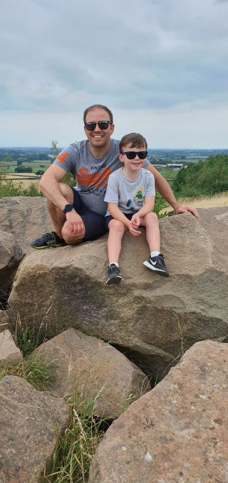 Ethan And I Rock Croft Hill July 2021