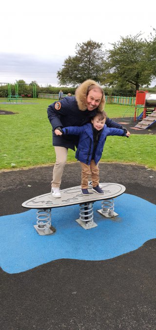 Ethan And I Surf Board Broughton And Hinckley Parks Sept 2020