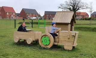 Ethan And I Tractor Joys Birthday May 2021