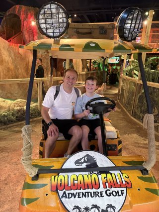 Ethan And I Volcano Falls Golf Sunday Birthday Weekend Oct 2026