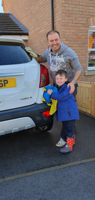 Ethan And I Washing Cars Busy Day Oct 2020