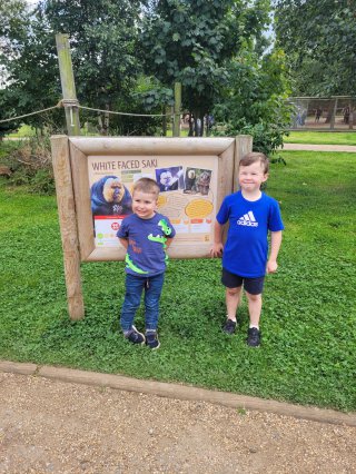 Ethan And Josh Yorkshire Wildlife Park August 2021