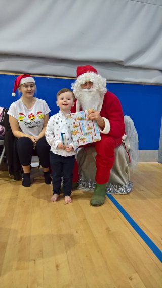 Ethan And Santa Active Play And Bounce Christmas Party Dec 2018