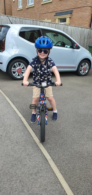 Ethan Chip Shop Bike Ride July 2020