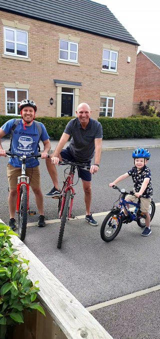 Ethan Dad And I Bikes Chip Shop Bike Ride July 2020