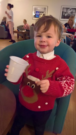 Ethan Drink Mumstop Christmas Party Dec 2018