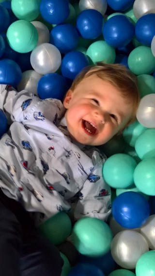 Ethan In The Ball Pit Woodlands Garden Centre September 2017