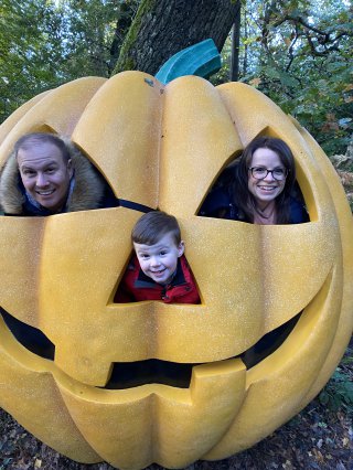 Ethan Rachel And I Pumpkin Totally Spooky Rufford Abbey Oct 2021