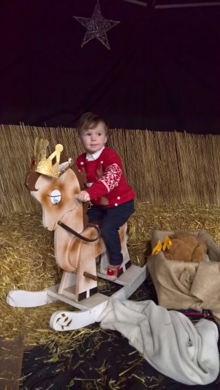 Ethan Rocking Horse Mumstop Christmas Party Dec 2018