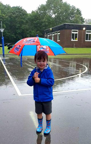 Ethan Umbrella Ethans Stay And Play At School Aug 2020