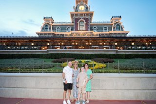 Family Main Street Train Station Day 2 Disney World July 2026