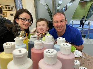 Family Pottery Painting Center Parcs Tue Dec 2021