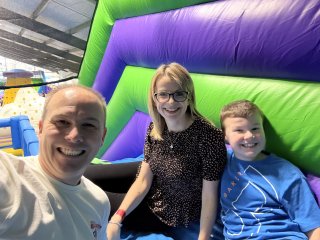 Family Slide Rebound Inflatable Park Oct 2025