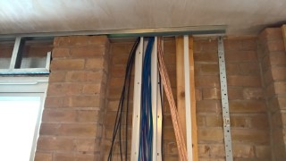 Garage Progress Truncking Cables Jan 2016