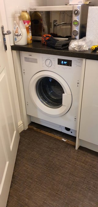 In Place New Washing Machine Dec 2020