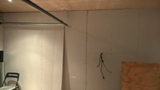 Insulating And Plasterboarding The Garage Main Wall