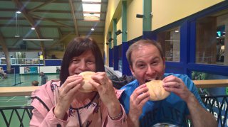 Joy_and_i_bacon_cobs_center_parcs_nottingham_friday_august_2019