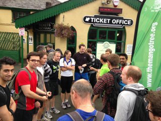 Me_chatting_bottom_racing_the_train_snowdon_sept_2013