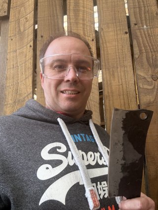 Me Finished Knife Making Oldfield Forge Oct 2026